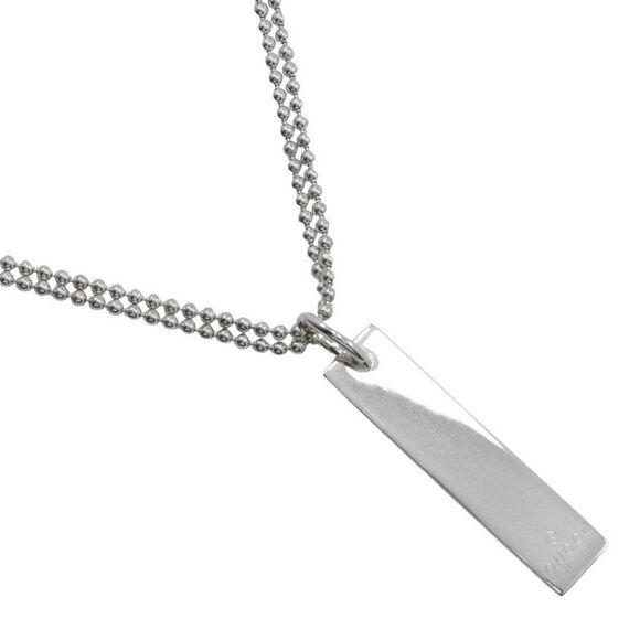 Pre Loved gucci Men metallic | silver Necklaces - Picture 1 of 8